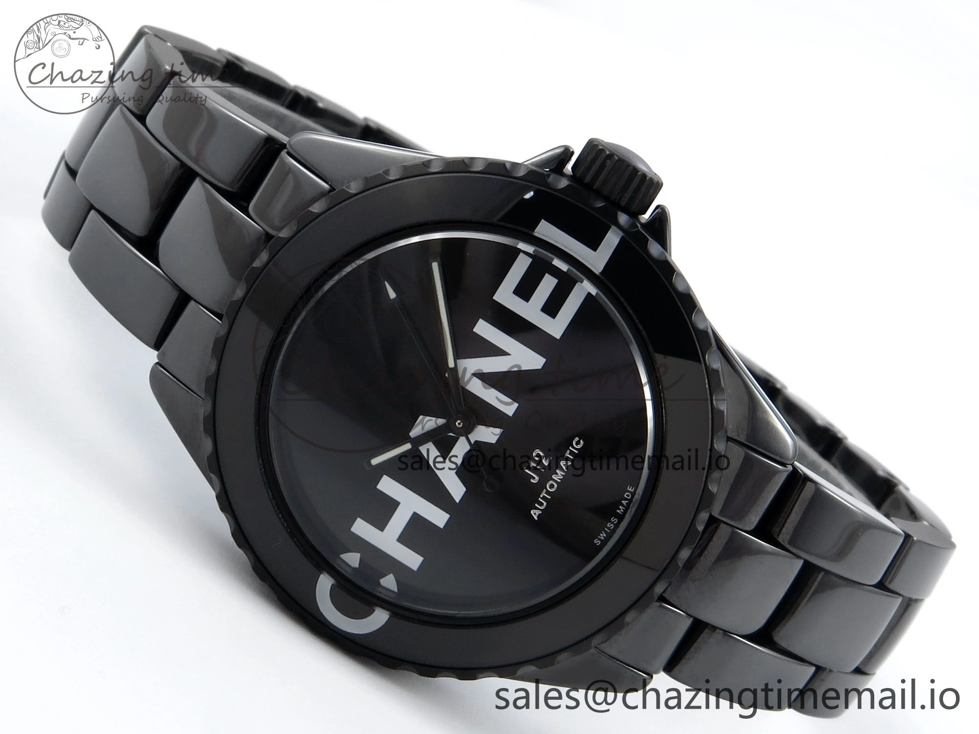 J13 33mm HTF 1:1 Best Edition White Letters Dial on Bracelet A12.1