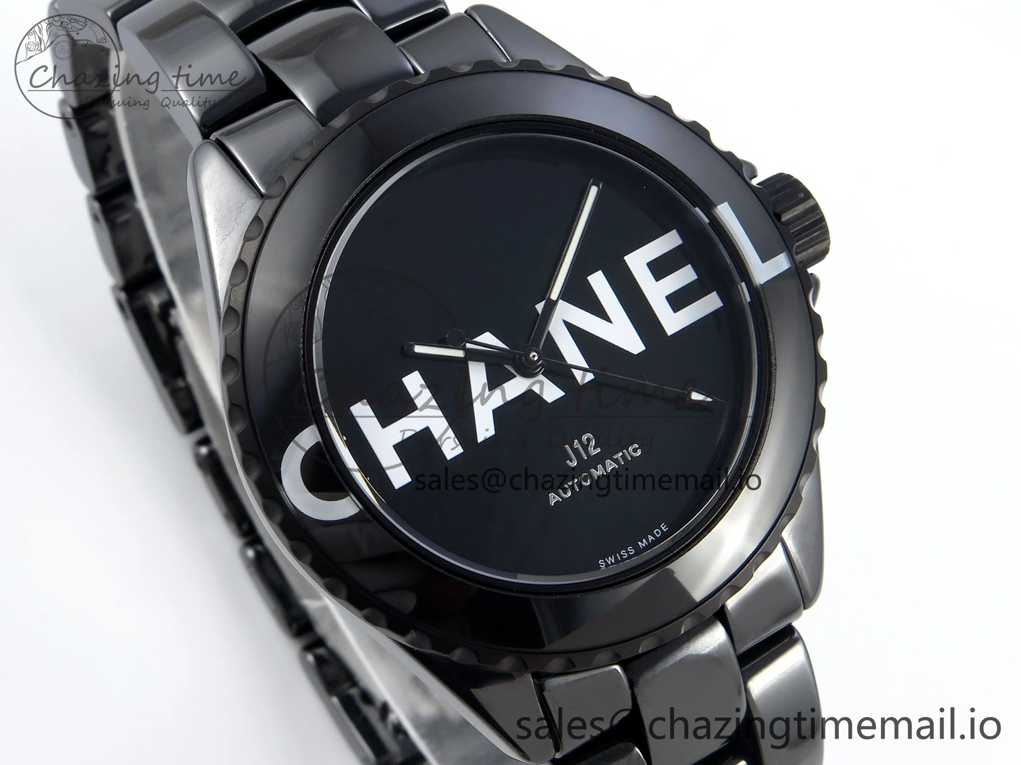 J13 33mm HTF 1:1 Best Edition White Letters Dial on Bracelet A12.1