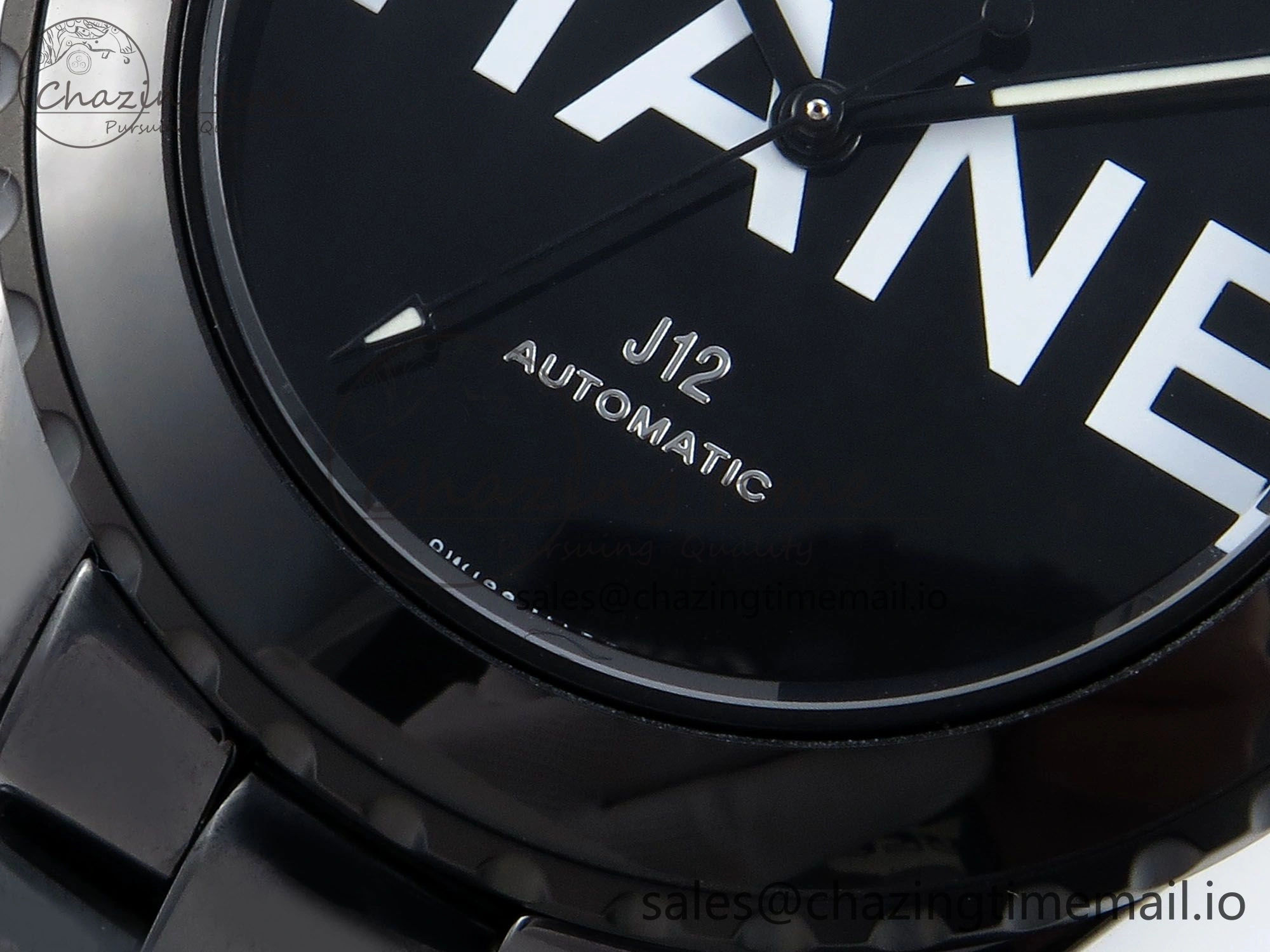 J13 33mm HTF 1:1 Best Edition White Letters Dial on Bracelet A12.1
