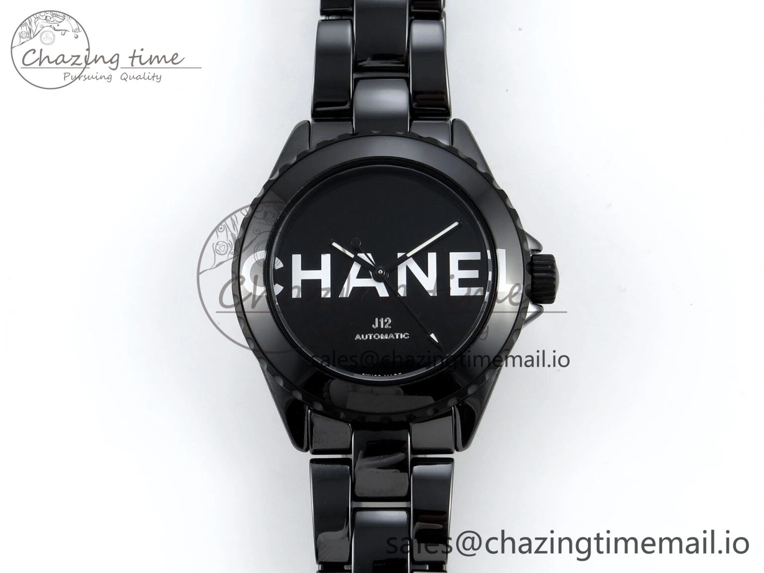J13 33mm HTF 1:1 Best Edition White Letters Dial on Bracelet A12.1