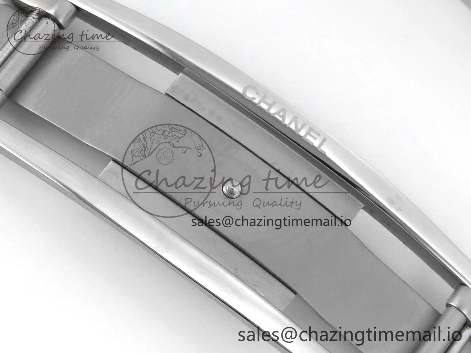 J13 33mm White Ceramic HTF 1:1 Best Edition White Dial Numbers Makers on Bracelet Swiss Quartz