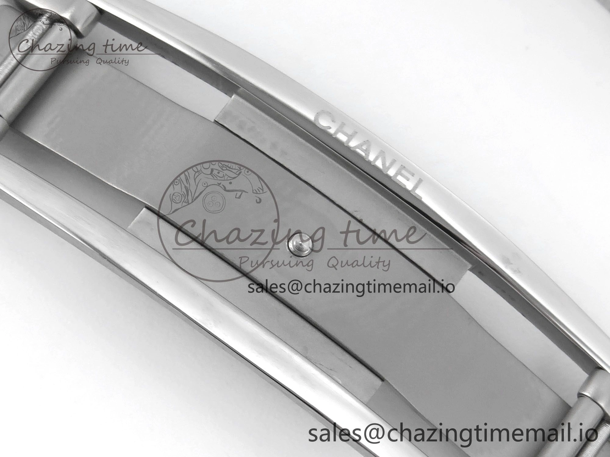 J13 33mm White Ceramic HTF 1:1 Best Edition White Dial Numbers Makers on Bracelet Swiss Quartz