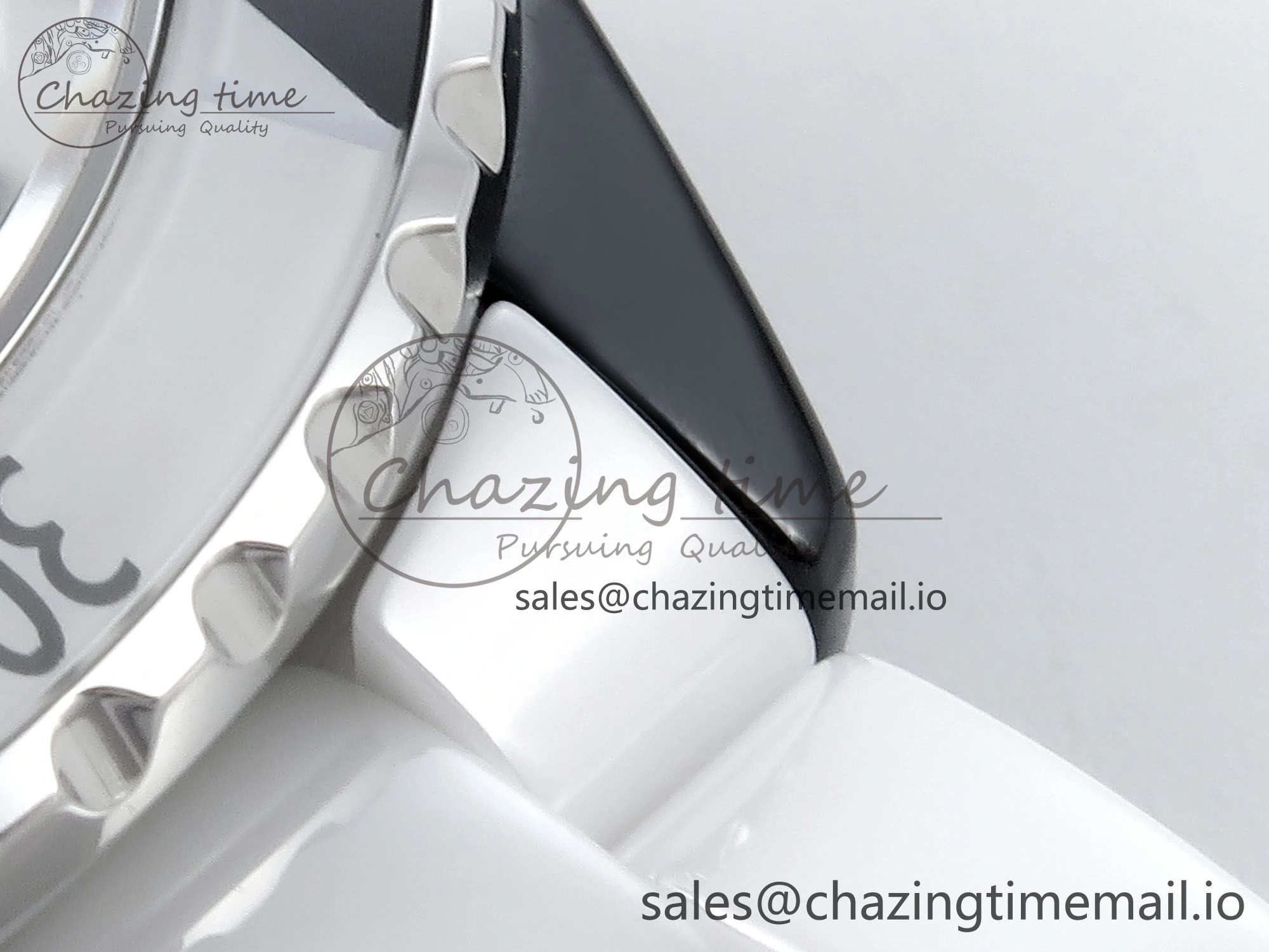 J13 33mm White Ceramic HTF 1:1 Best Edition White Black Dial on Bracelet A12.1