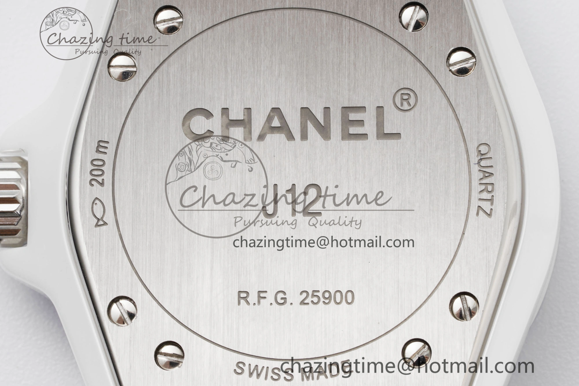 J13 33mm XF 1:1 Best Edition White Korea Ceramic Pink No Date Diamonds Dial on Bracelet Swiss Quartz