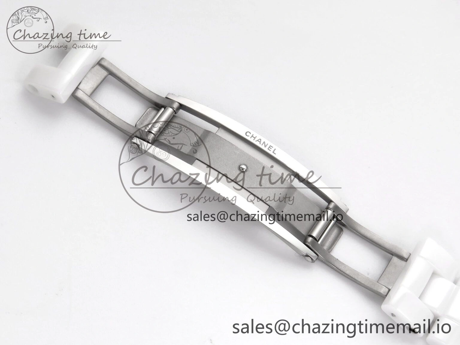 J13 33mm XF 1:1 Best Edition White Korea Ceramic White Diamonds Dial Diamonds Bezel on Bracelet Swiss Quartz
