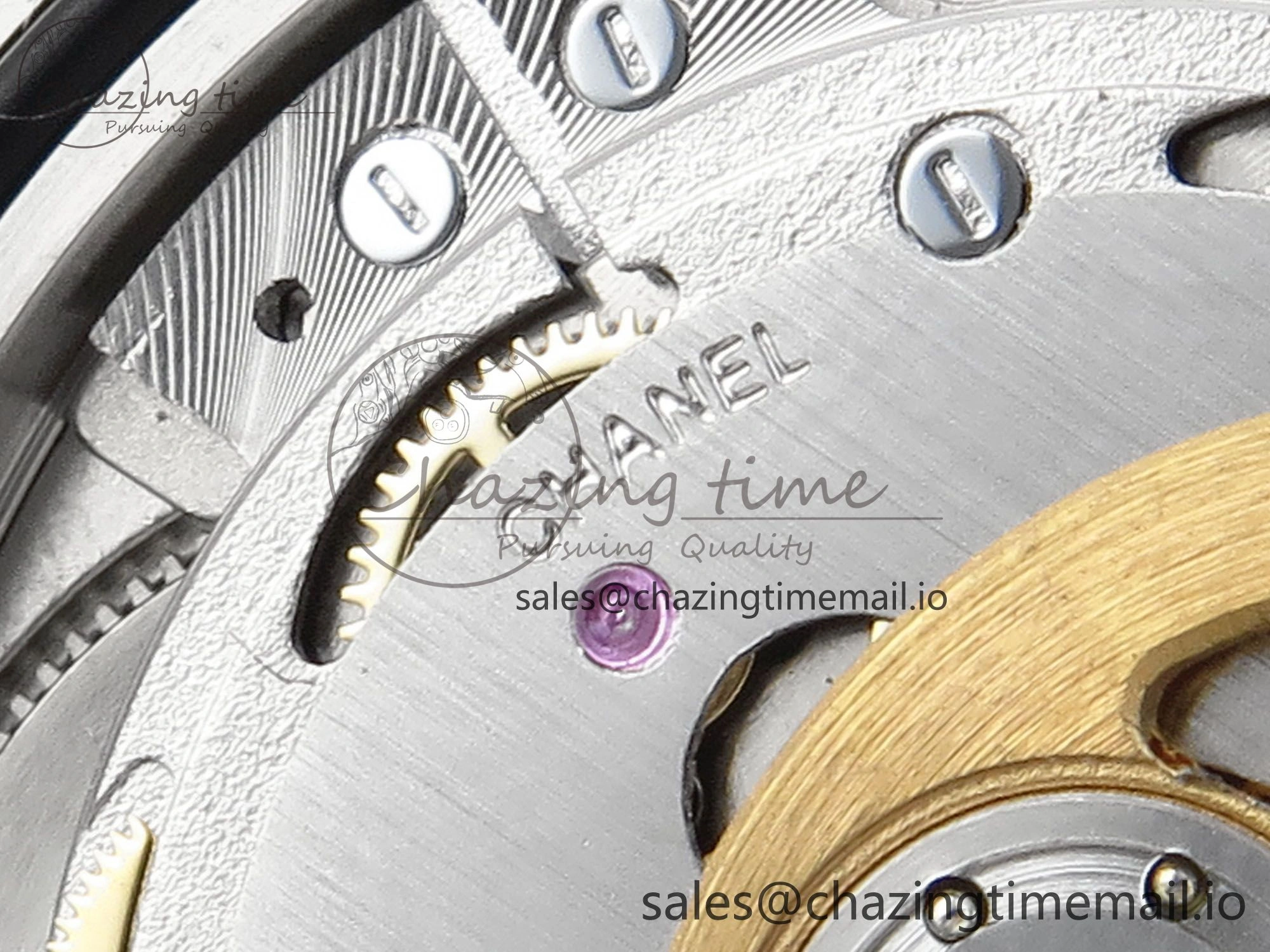 J13 33mm YG White Ceramic HTF 1:1 Best Edition White YG Dial on Bracelet A12.1