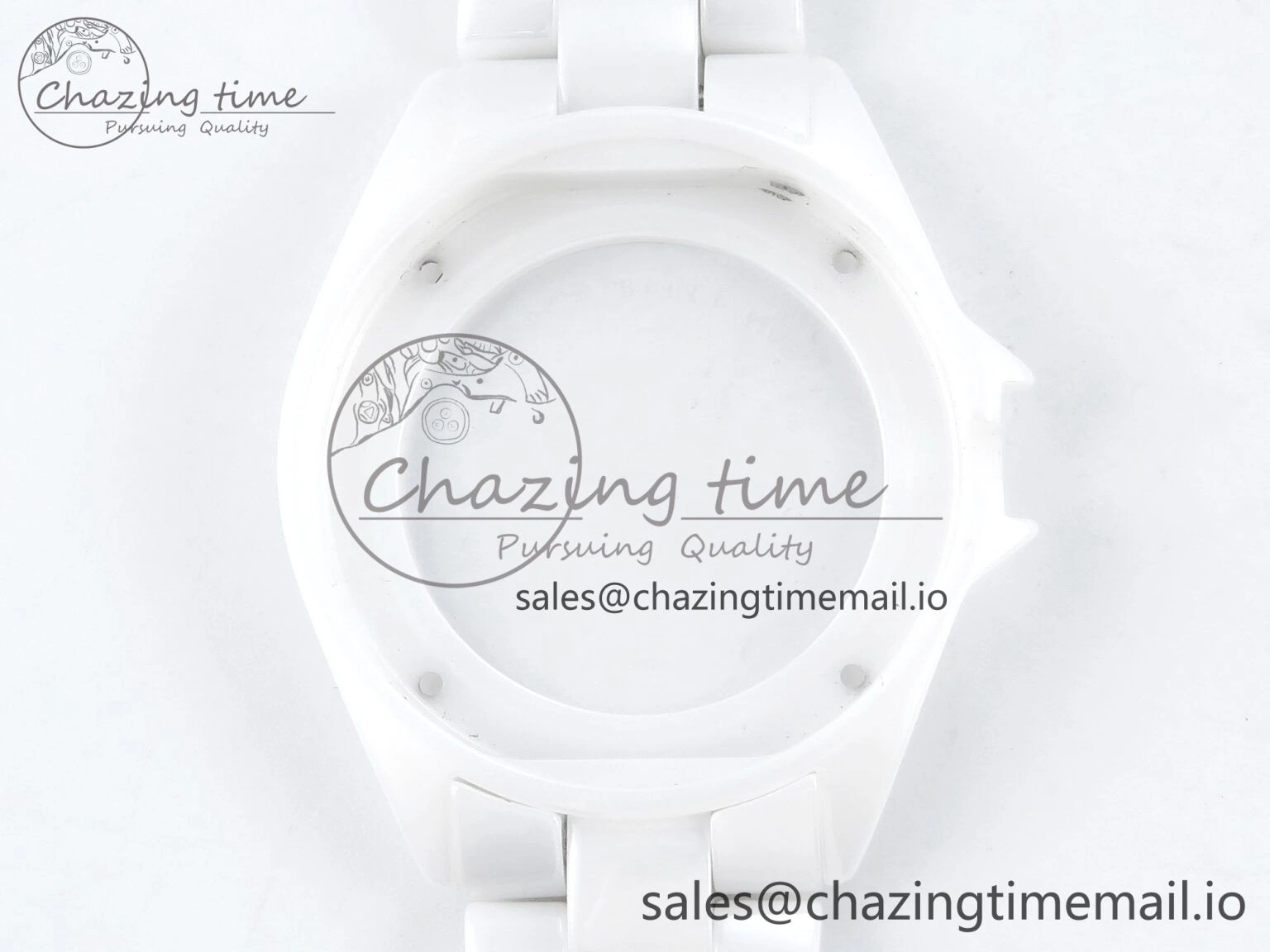 J13 33mm YG White Ceramic HTF 1:1 Best Edition White YG Dial on Bracelet A12.1