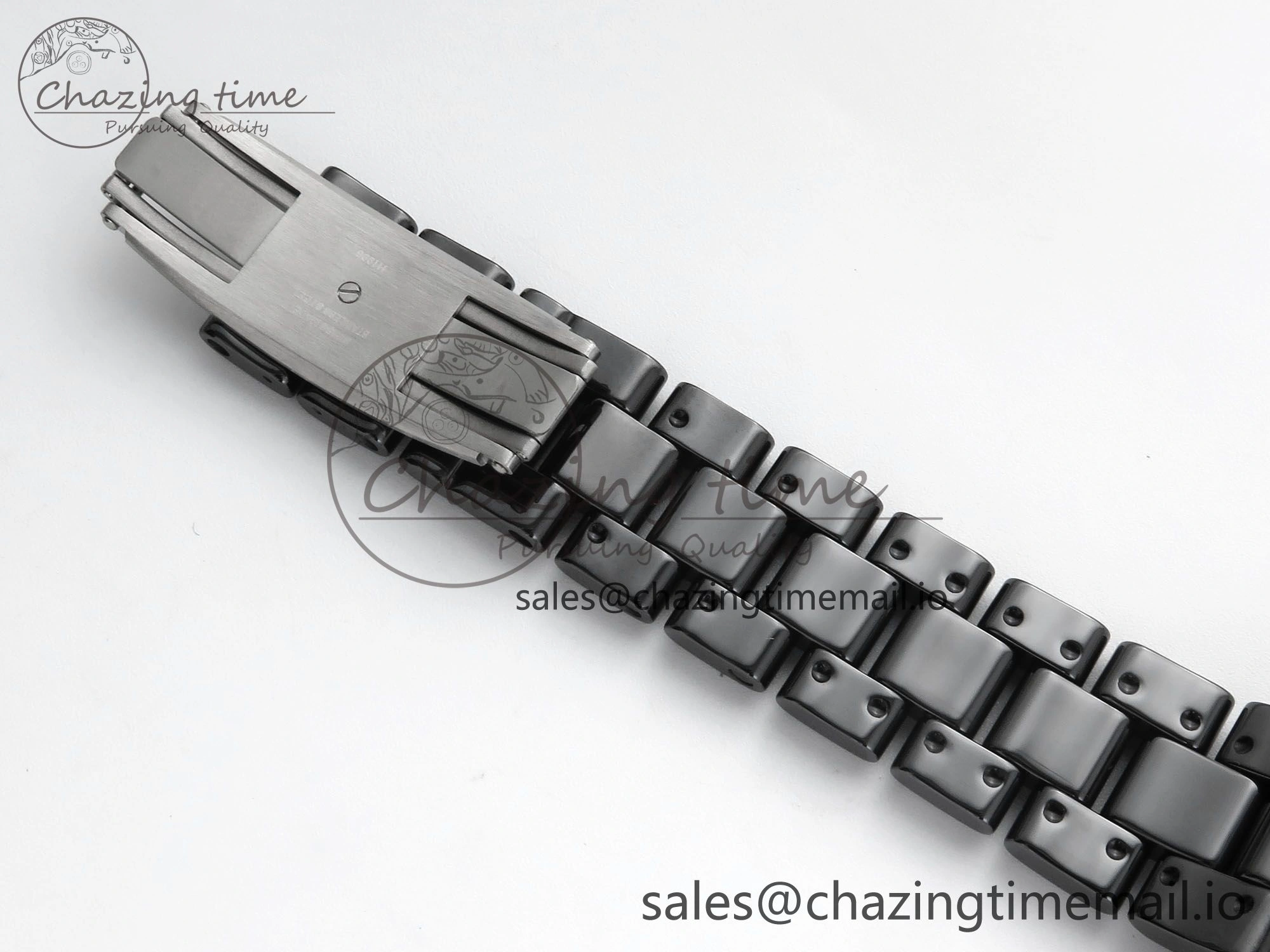 J13 38mm Black Ceramic HTF 1:1 Best Edition Black Numbers Dial on Bracelet A2892