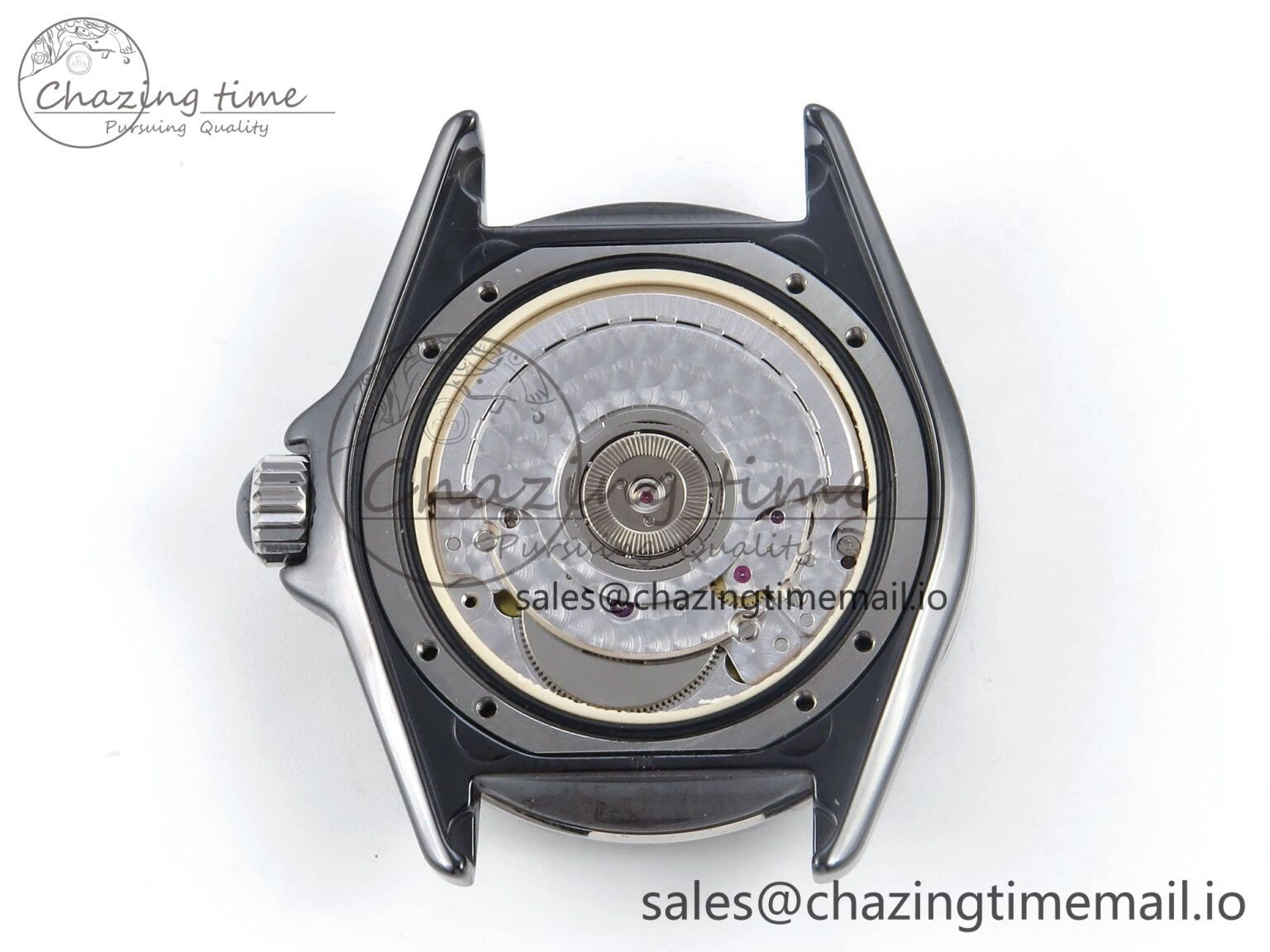 J13 38mm Black Ceramic HTF 1:1 Best Edition Black Numbers Dial on Bracelet A2892