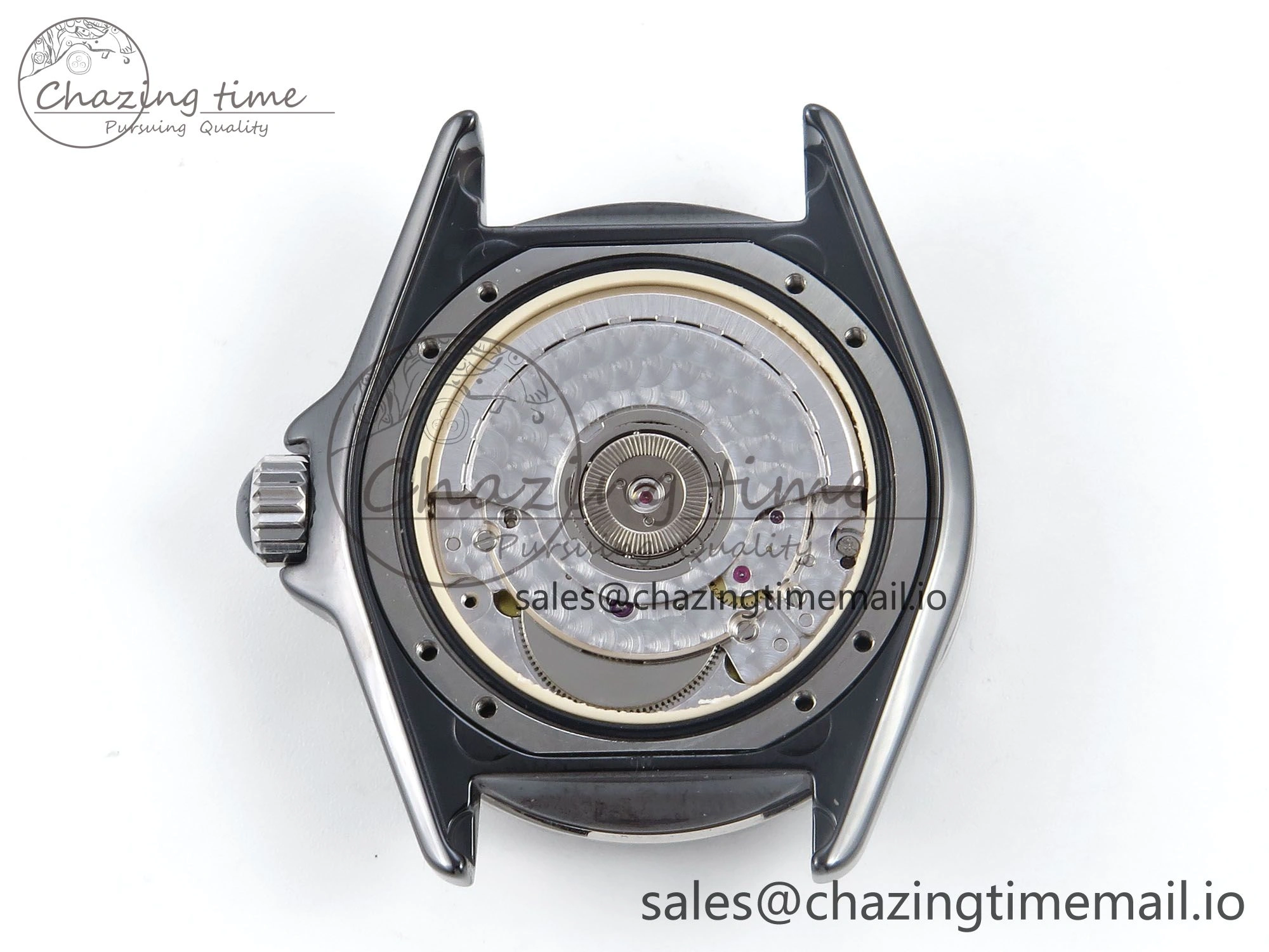 J13 38mm Black Ceramic HTF 1:1 Best Edition Black Numbers Dial on Bracelet A2892