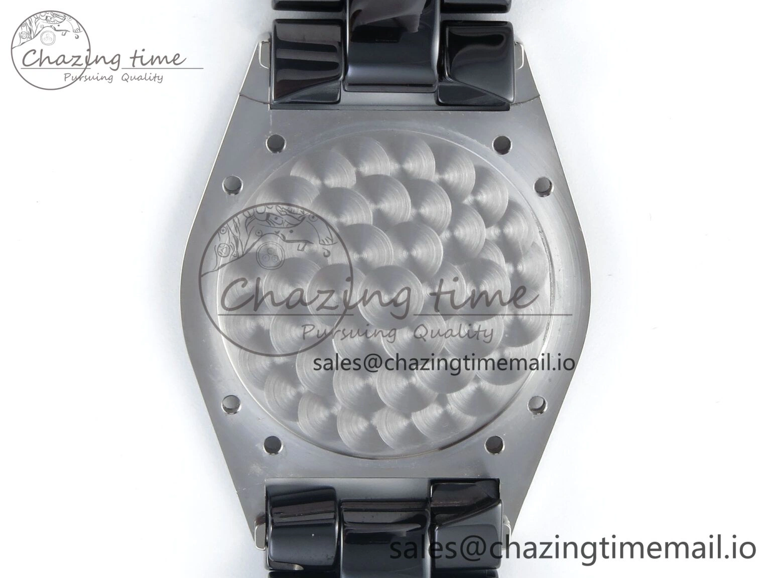 J13 38mm Black Ceramic HTF 1:1 Best Edition Black Numbers Dial on Bracelet A2892