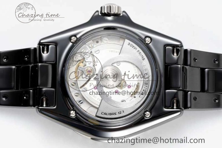 J13 38mm H5697 HTF 1:1 Best Edition Black Korea Ceramic Numeral Markers Dial on Bracelet Calibre 12.1