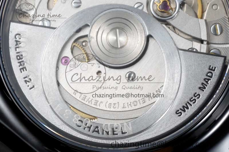 J13 38mm H5697 HTF 1:1 Best Edition Black Korea Ceramic Numeral Markers Dial on Bracelet Calibre 12.1