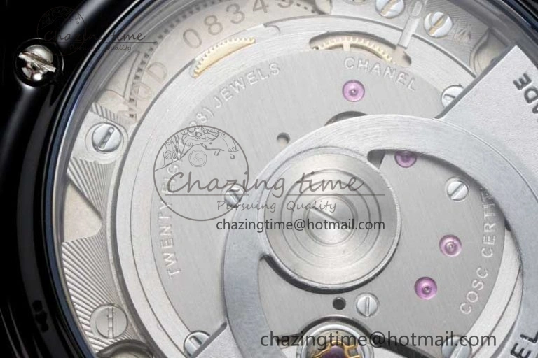 J13 38mm H5697 HTF 1:1 Best Edition Black Korea Ceramic Numeral Markers Dial on Bracelet Calibre 12.1