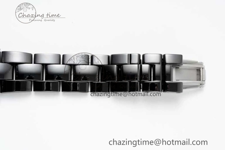 J13 38mm H5697 HTF 1:1 Best Edition Black Korea Ceramic Numeral Markers Dial on Bracelet Calibre 12.1