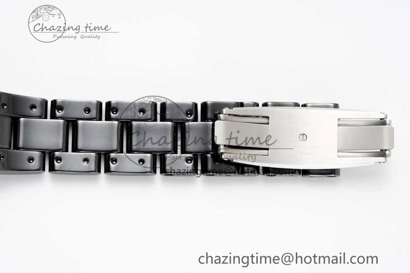 J13 38mm H5697 HTF 1:1 Best Edition Black Korea Ceramic Numeral Markers Dial on Bracelet Calibre 12.1