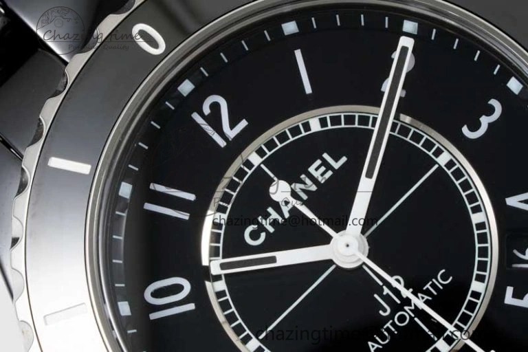 J13 38mm H5697 HTF 1:1 Best Edition Black Korea Ceramic Numeral Markers Dial on Bracelet Calibre 12.1