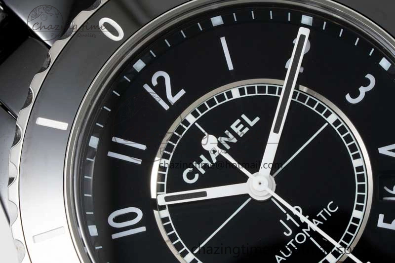 J13 38mm H5697 HTF 1:1 Best Edition Black Korea Ceramic Numeral Markers Dial on Bracelet Calibre 12.1
