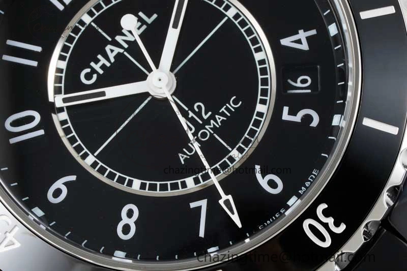 J13 38mm H5697 HTF 1:1 Best Edition Black Korea Ceramic Numeral Markers Dial on Bracelet Calibre 12.1