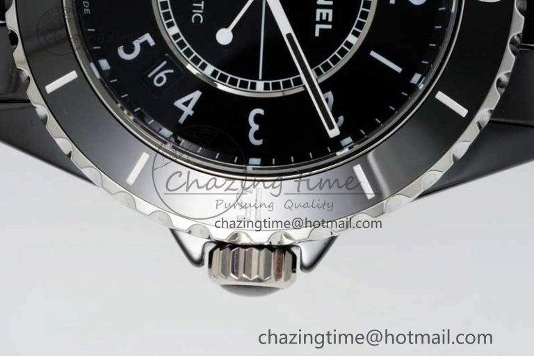 J13 38mm H5697 HTF 1:1 Best Edition Black Korea Ceramic Numeral Markers Dial on Bracelet Calibre 12.1