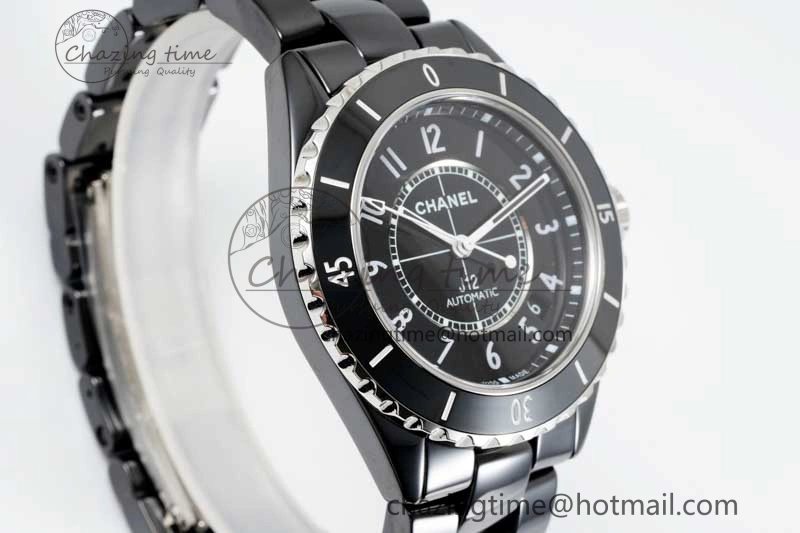 J13 38mm H5697 HTF 1:1 Best Edition Black Korea Ceramic Numeral Markers Dial on Bracelet Calibre 12.1