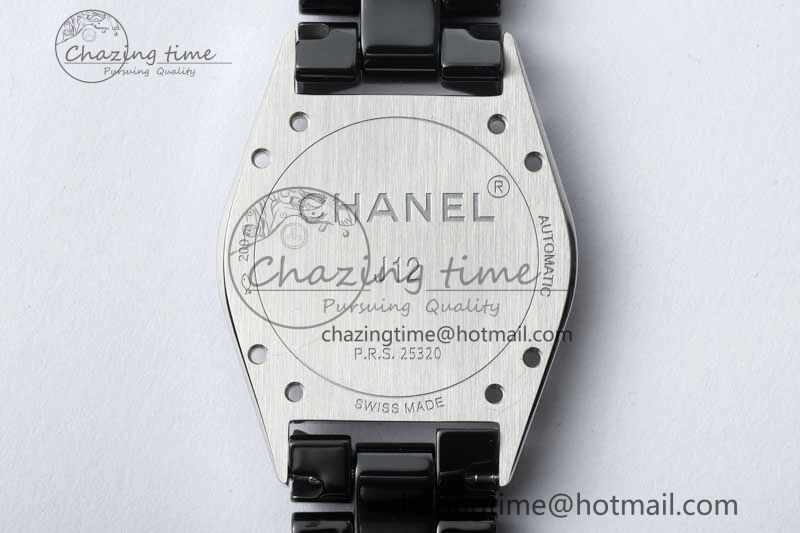 J13 38mm HTF 1:1 Best Edition Black Korea Ceramic Numeral Markers Dial on Bracelet A2892
