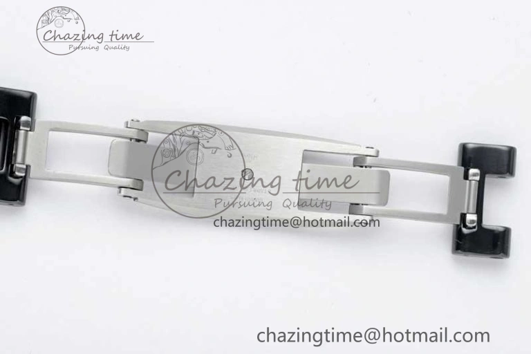 J13 38mm HTF 1:1 Best Edition Black Korea Ceramic Numeral Markers Dial on Bracelet A2892