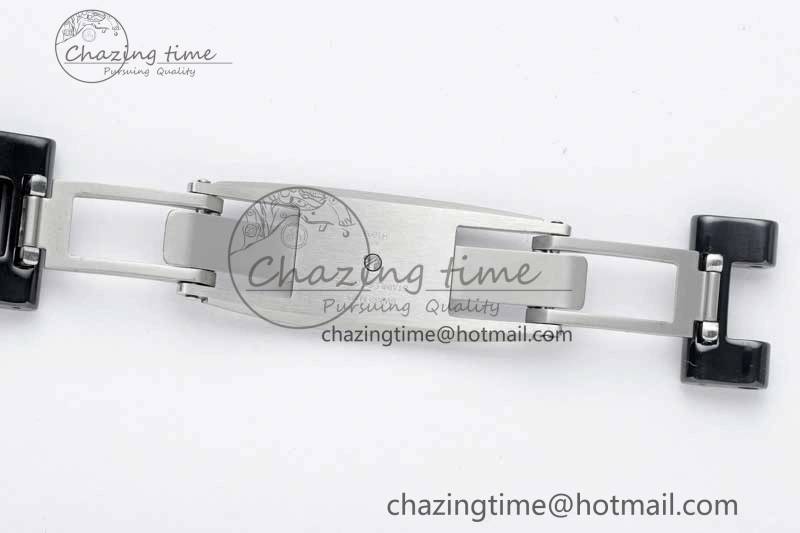 J13 38mm HTF 1:1 Best Edition Black Korea Ceramic Numeral Markers Dial on Bracelet A2892