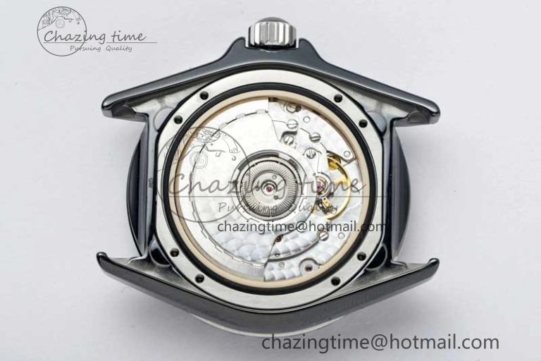 J13 38mm HTF 1:1 Best Edition Black Korea Ceramic Numeral Markers Dial on Bracelet A2892