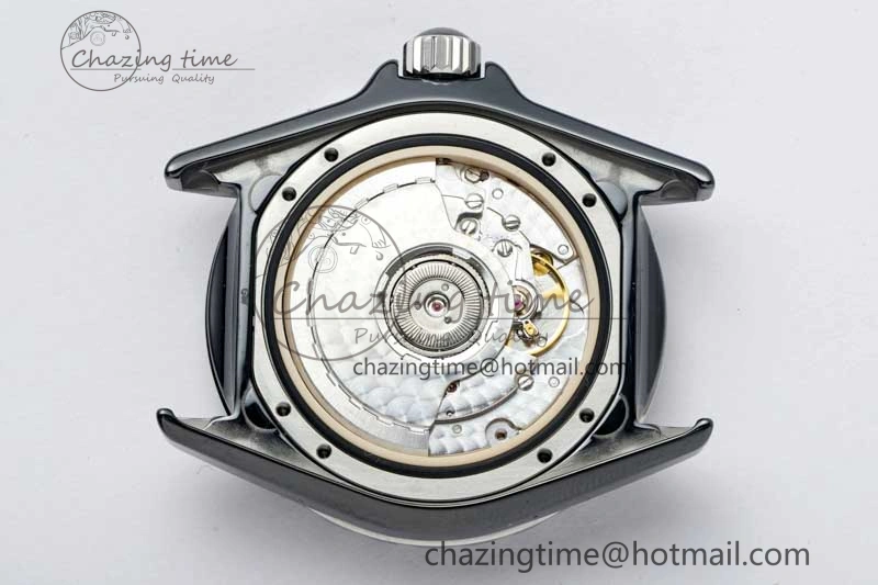 J13 38mm HTF 1:1 Best Edition Black Korea Ceramic Numeral Markers Dial on Bracelet A2892
