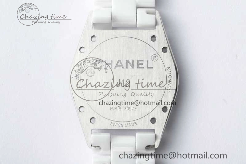 J13 38mm HTF 1:1 Best Edition White Korea Ceramic Numeral Markers Dial on Bracelet A2892
