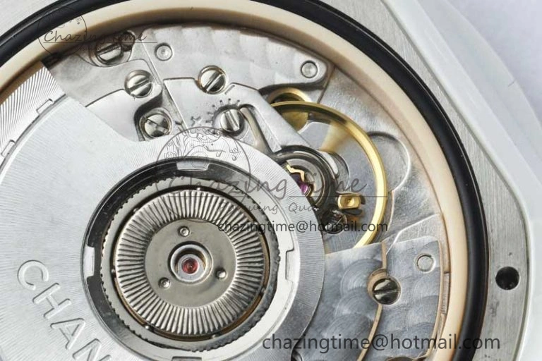 J13 38mm HTF 1:1 Best Edition White Korea Ceramic Numeral Markers Dial on Bracelet A2892