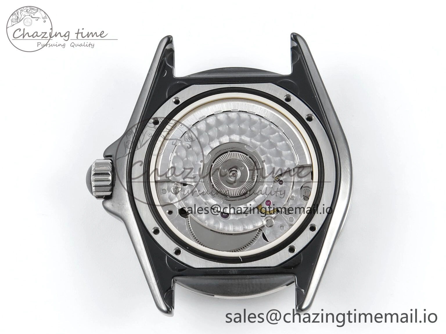 J13 38mm White Ceramic HTF 1:1 Best Edition Black Boy Pattern Dial on Bracelet A2892