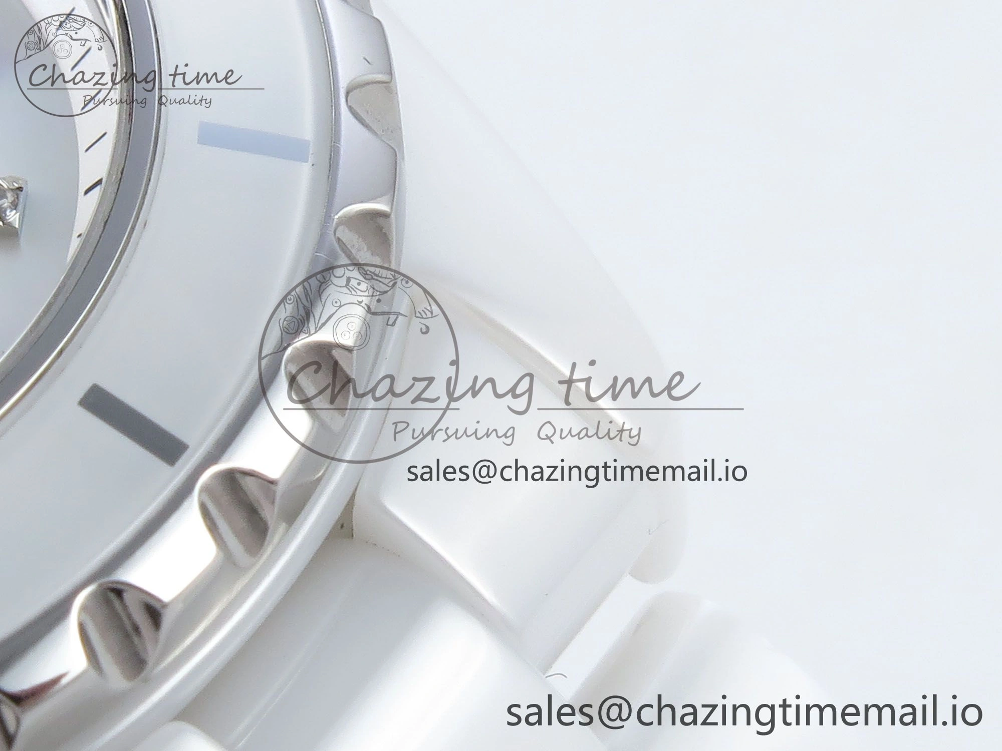 J13 38mm White Ceramic HTF 1:1 Best Edition White MOP Dial on Bracelet Swiss Quartz
