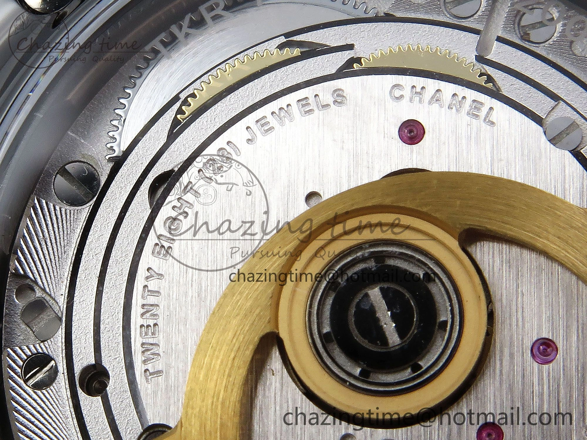 J13 38mm YG Black Ceramic BVF 1:1 Best Edition Black Dial on Bracelet A12.1