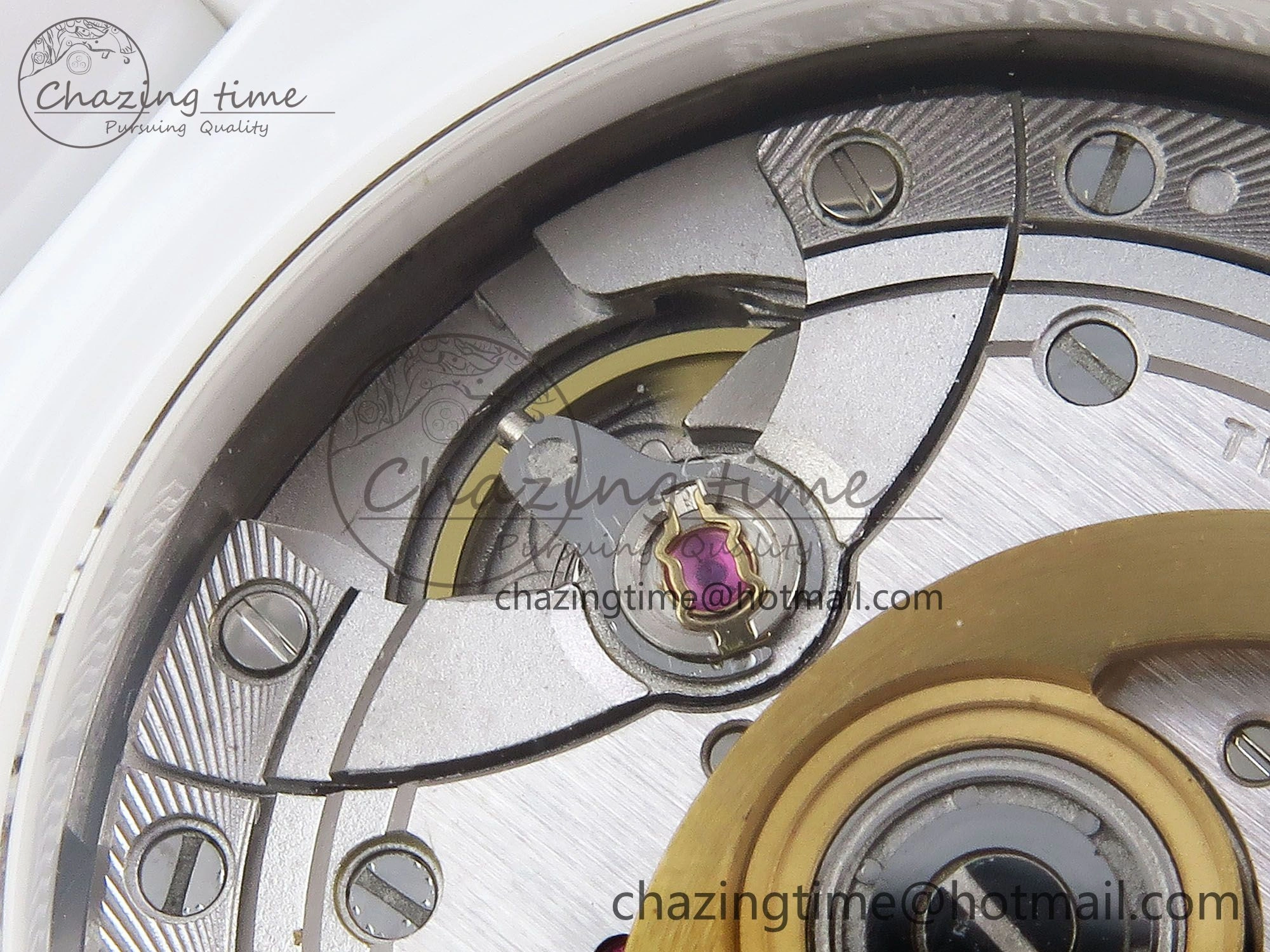 J13 38mm YG White Ceramic BVF 1:1 Best Edition White Dial on Bracelet A12.1