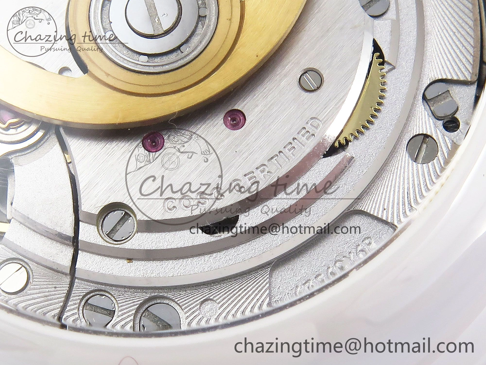 J13 38mm YG White Ceramic BVF 1:1 Best Edition White Dial on Bracelet A12.1