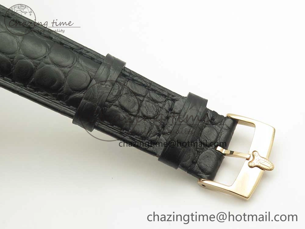 Juvenia Sextant SS FKF Best Edition White Dial on Black Leather Strap A2892