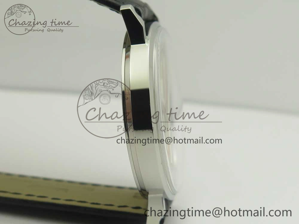 Juvenia Sextant SS FKF Best Edition White Dial on Black Leather Strap A2892