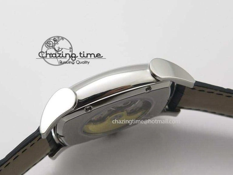 Kalpa Grande SS Gold Textured Dial On Black Leather Strap A331