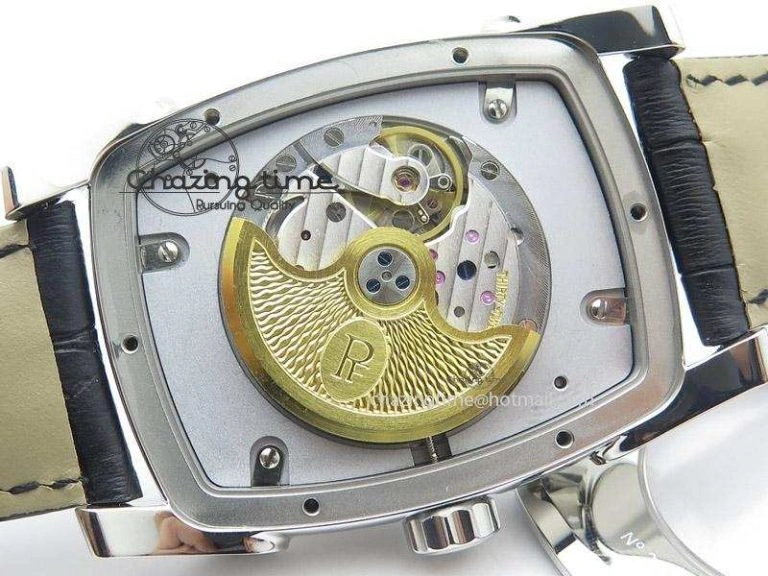 Kalpa Grande SS Gold Textured Dial On Black Leather Strap A331