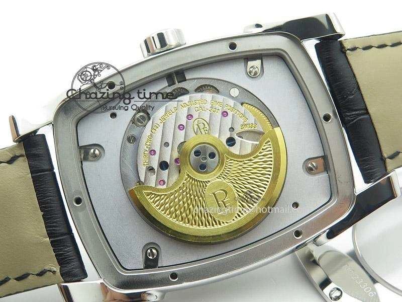 Kalpa Grande SS Gold Textured Dial On Black Leather Strap A331