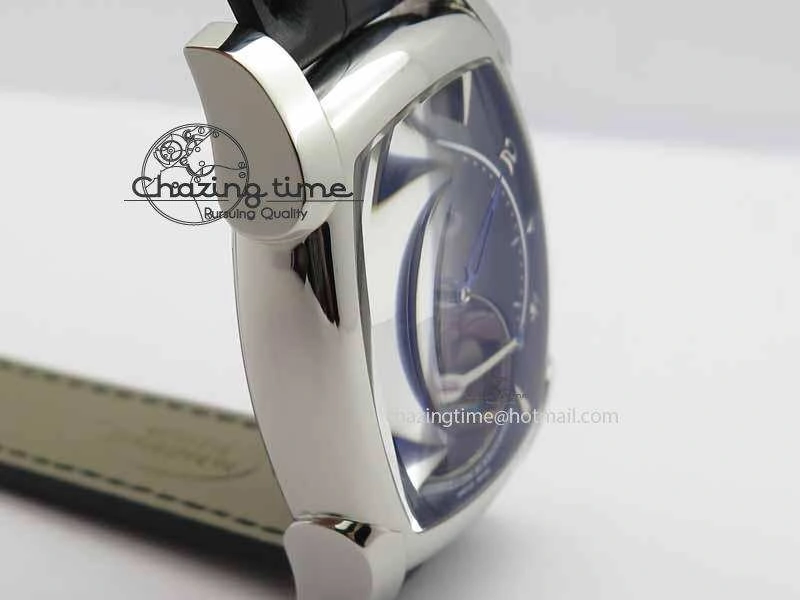 Kalpa Grande Tourbillon AZ Best Edition SS Black Dial On Black Leather Strap