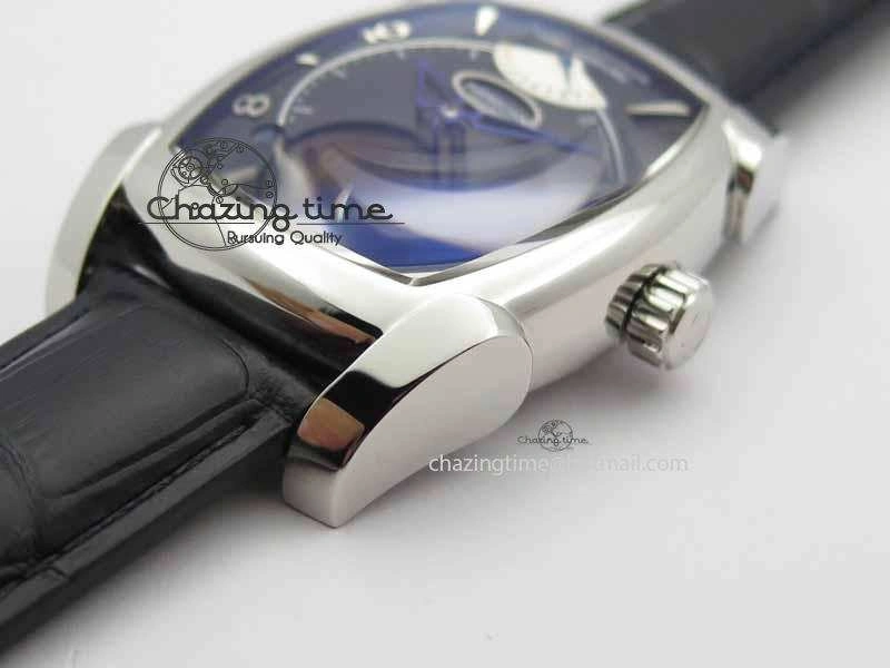 Kalpa Grande Tourbillon AZ Best Edition SS Black Dial On Black Leather Strap