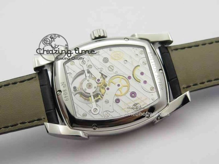 Kalpa Grande Tourbillon AZ Best Edition SS Gray Dial On Black Leather Strap