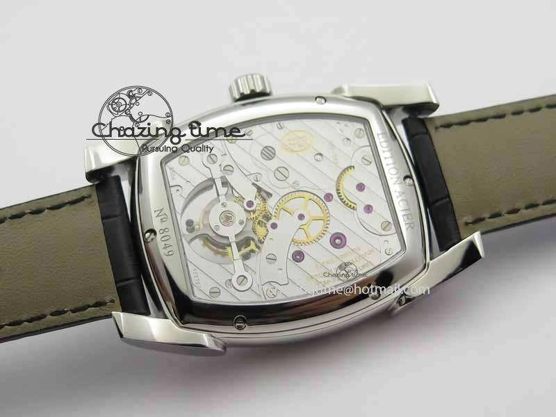 Kalpa Grande Tourbillon AZ Best Edition SS Gray Dial On Black Leather Strap