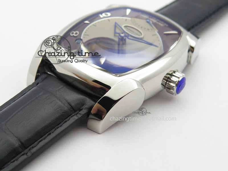 Kalpa Grande Tourbillon AZ Best Edition SS Gray Dial On Black Leather Strap