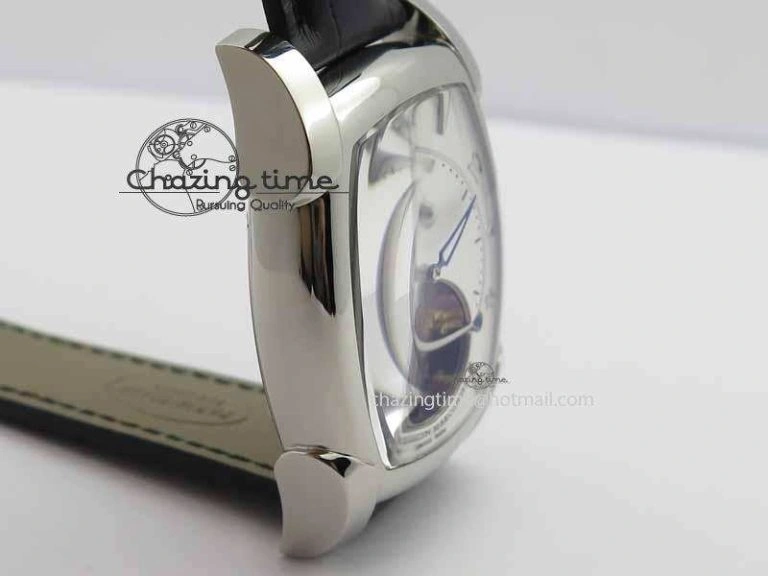Kalpa Grande Tourbillon AZ Best Edition SS White Dial On Black Leather Strap