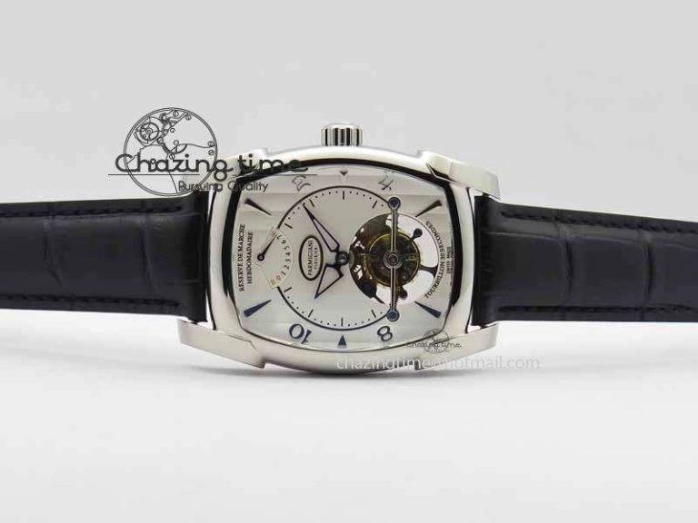 Kalpa Grande Tourbillon AZ Best Edition SS White Dial On Black Leather Strap