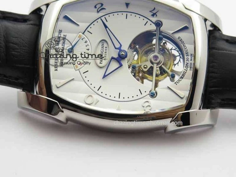 Kalpa Grande Tourbillon AZ Best Edition SS White Dial On Black Leather Strap